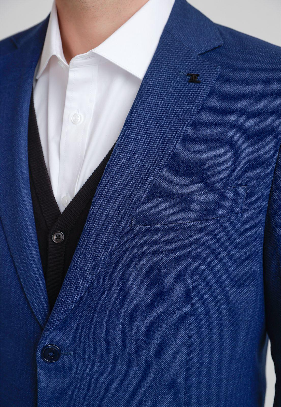 Chaqueta Hombre Formal Executive Azul-2