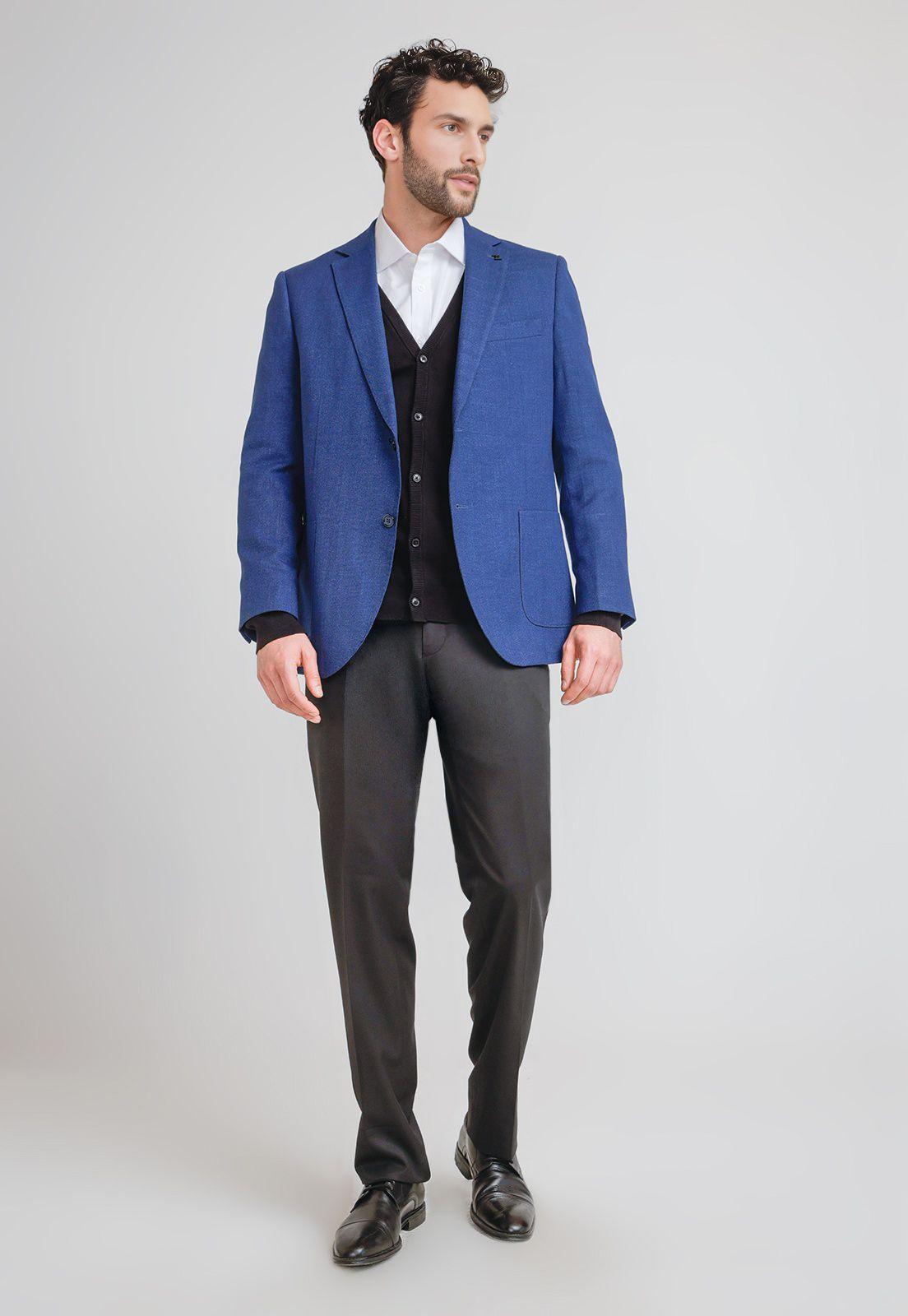 Chaqueta Hombre Formal Executive Azul-3