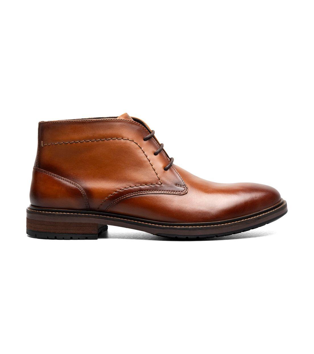Botines Casual Forge Plain Chukka Cognac-2