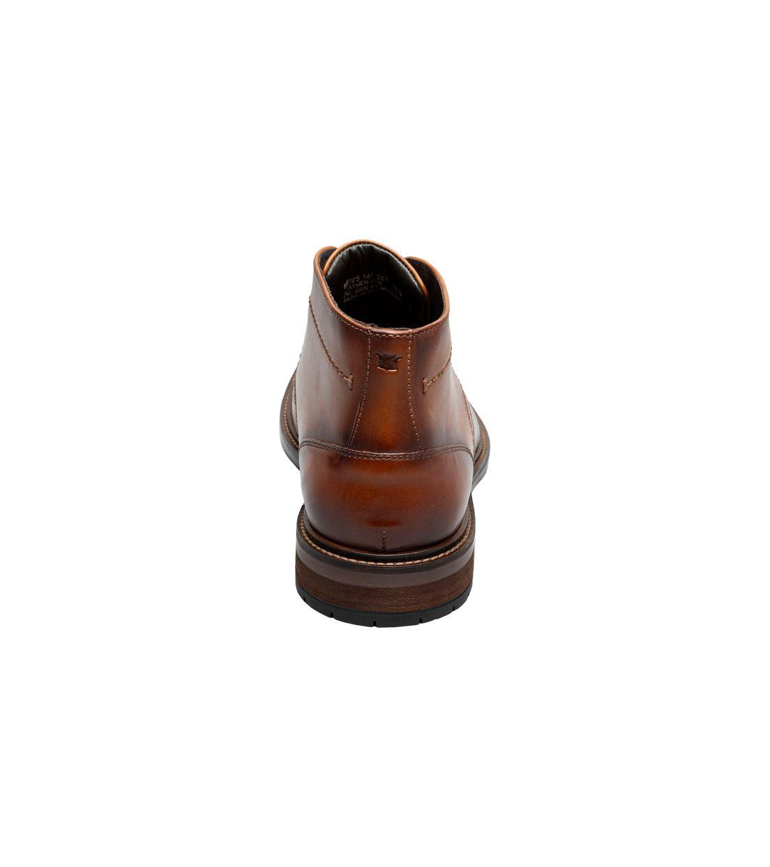 Botines Casual Forge Plain Chukka Cognac-3