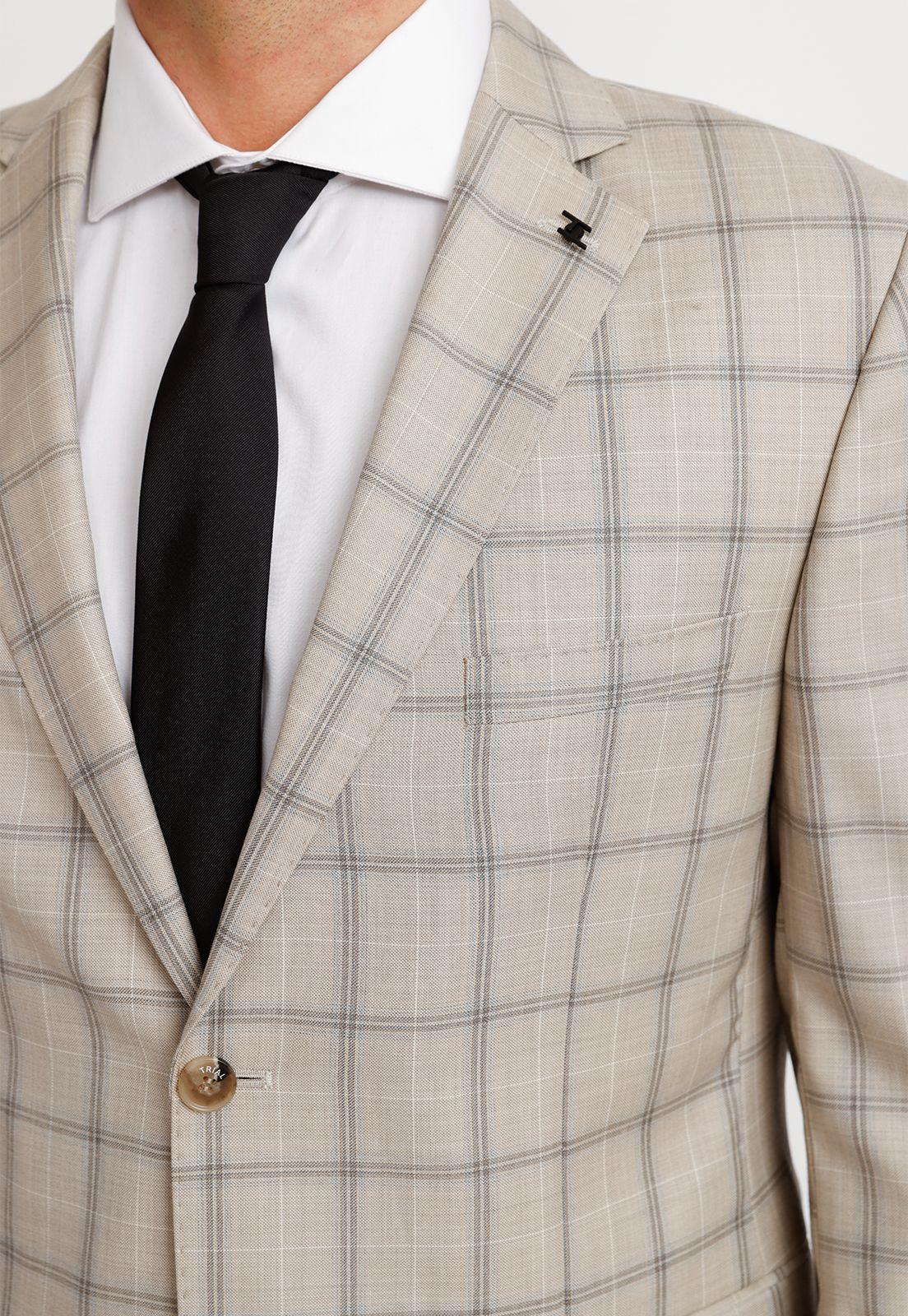 Traje Hombre Formal Vercelli Beige-2
