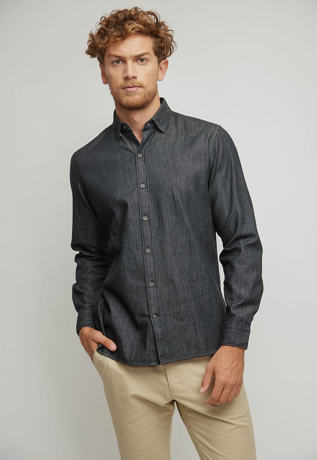 Camisa Bishop Denim negro-0