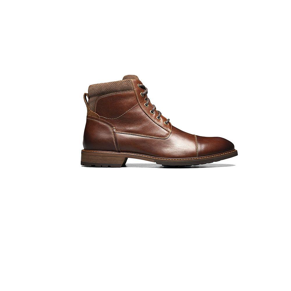 Botines Lodge Cap Toe Lace Up Boot Café-2