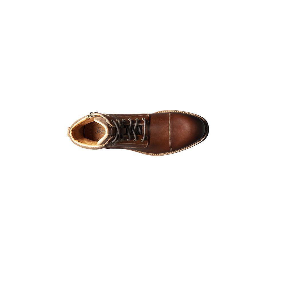 Botines Lodge Cap Toe Lace Up Boot Café-6