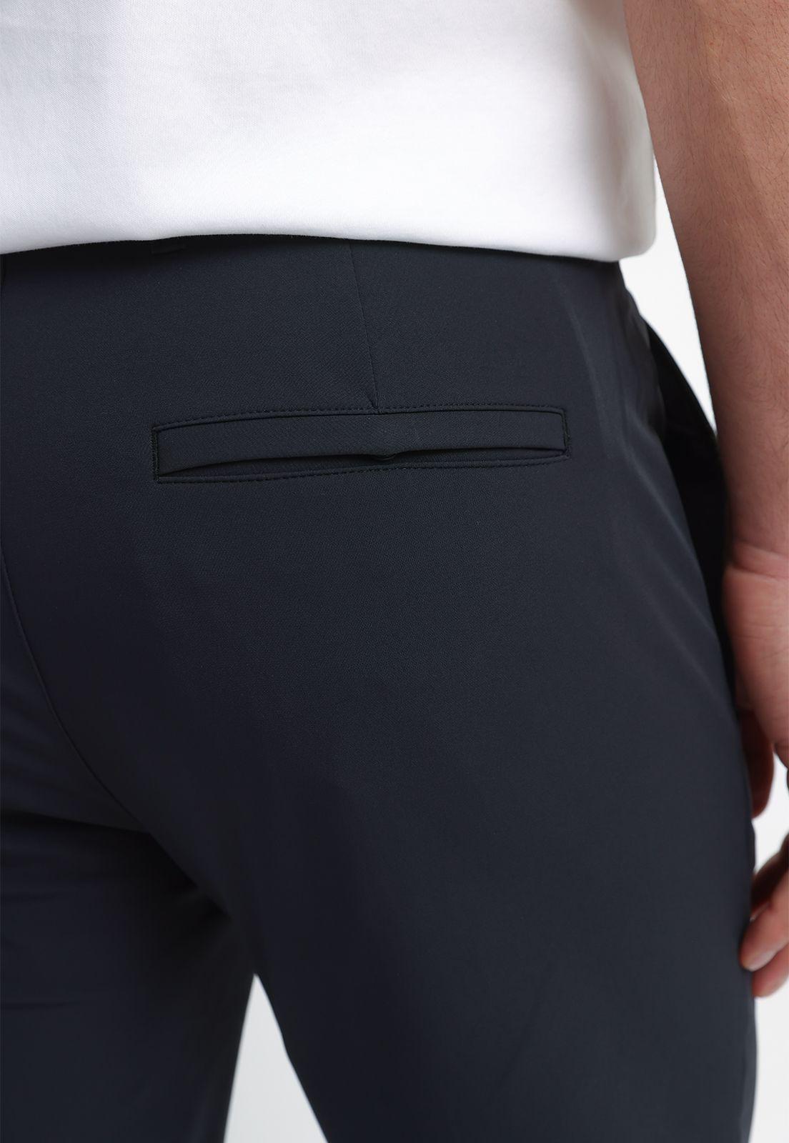 Pantalón Hombre Chino Performance Negro 4IFB7348-2