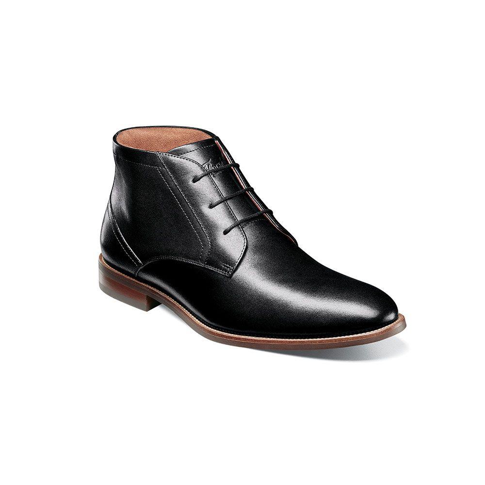 Botines Rucci Plain Toe Chukka Boot Negro-0