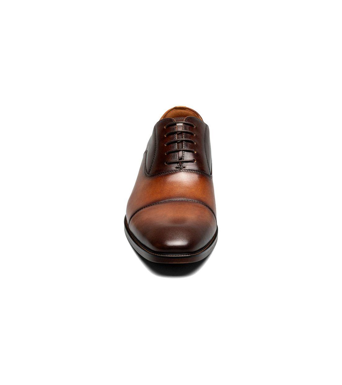 Zapatos Formal Hombre Sorrento Lux Cap Toe Bal Cognac-1