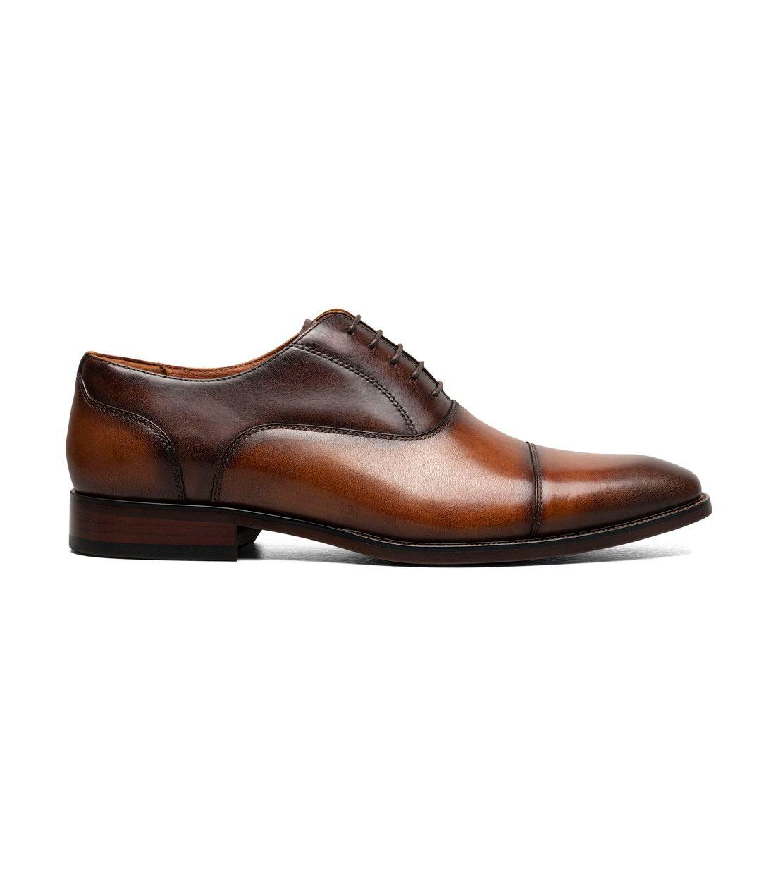Zapatos Formal Hombre Sorrento Lux Cap Toe Bal Cognac-2
