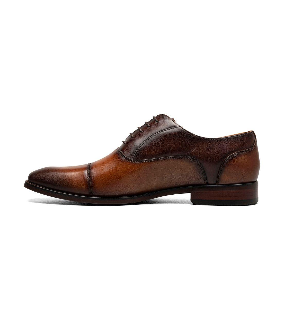 Zapatos Formal Hombre Sorrento Lux Cap Toe Bal Cognac-4