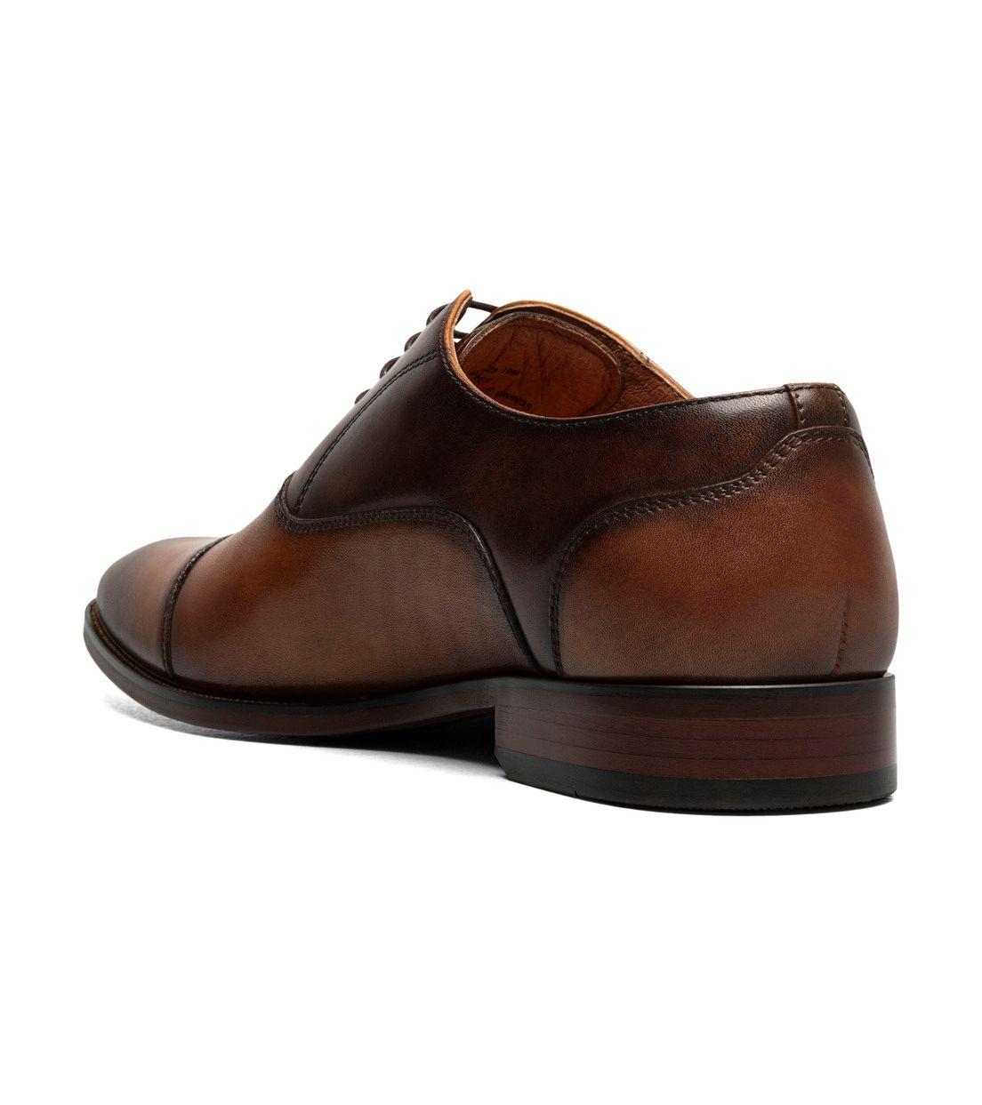 Zapatos Formal Hombre Sorrento Lux Cap Toe Bal Cognac-7
