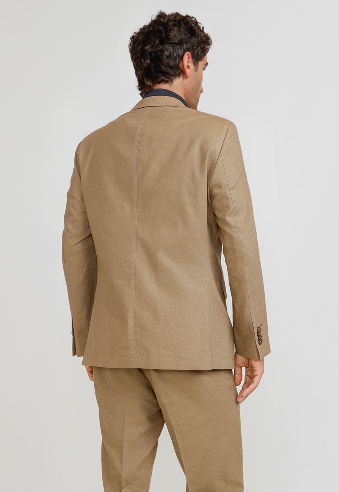 Chaqueta Hombre Lino Cesar Arena-1