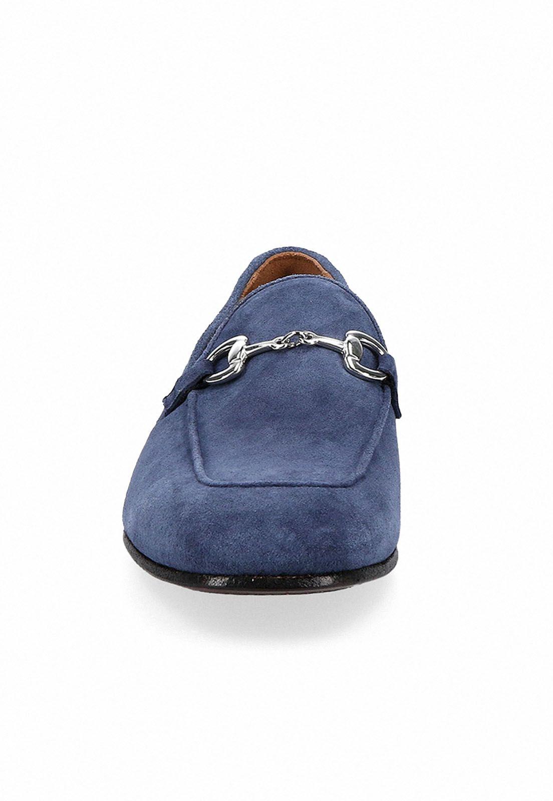 Mocasines Casual Italianos Proceno Moc Toe Bit Loafer Navy-2