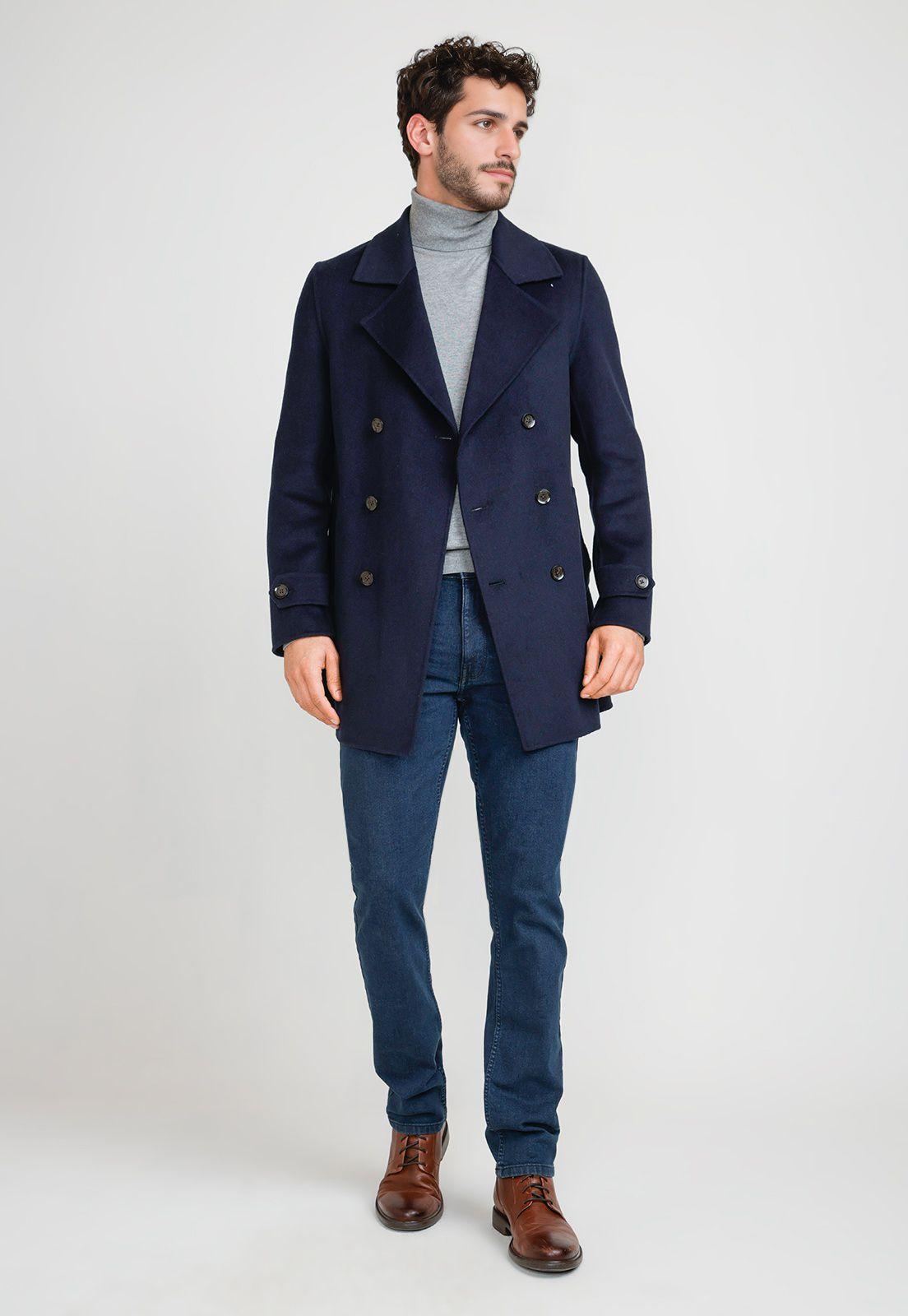 Abrigo Hombre Lana Navy-3