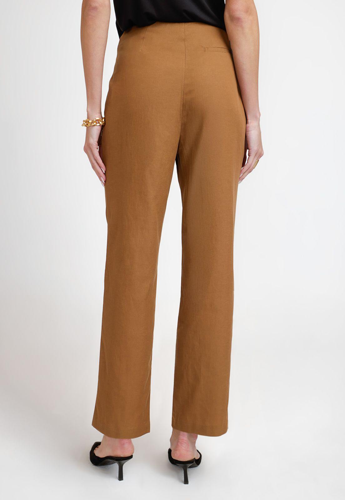Pantalón de Mujer Modelo Aida Pant Color Camel-1