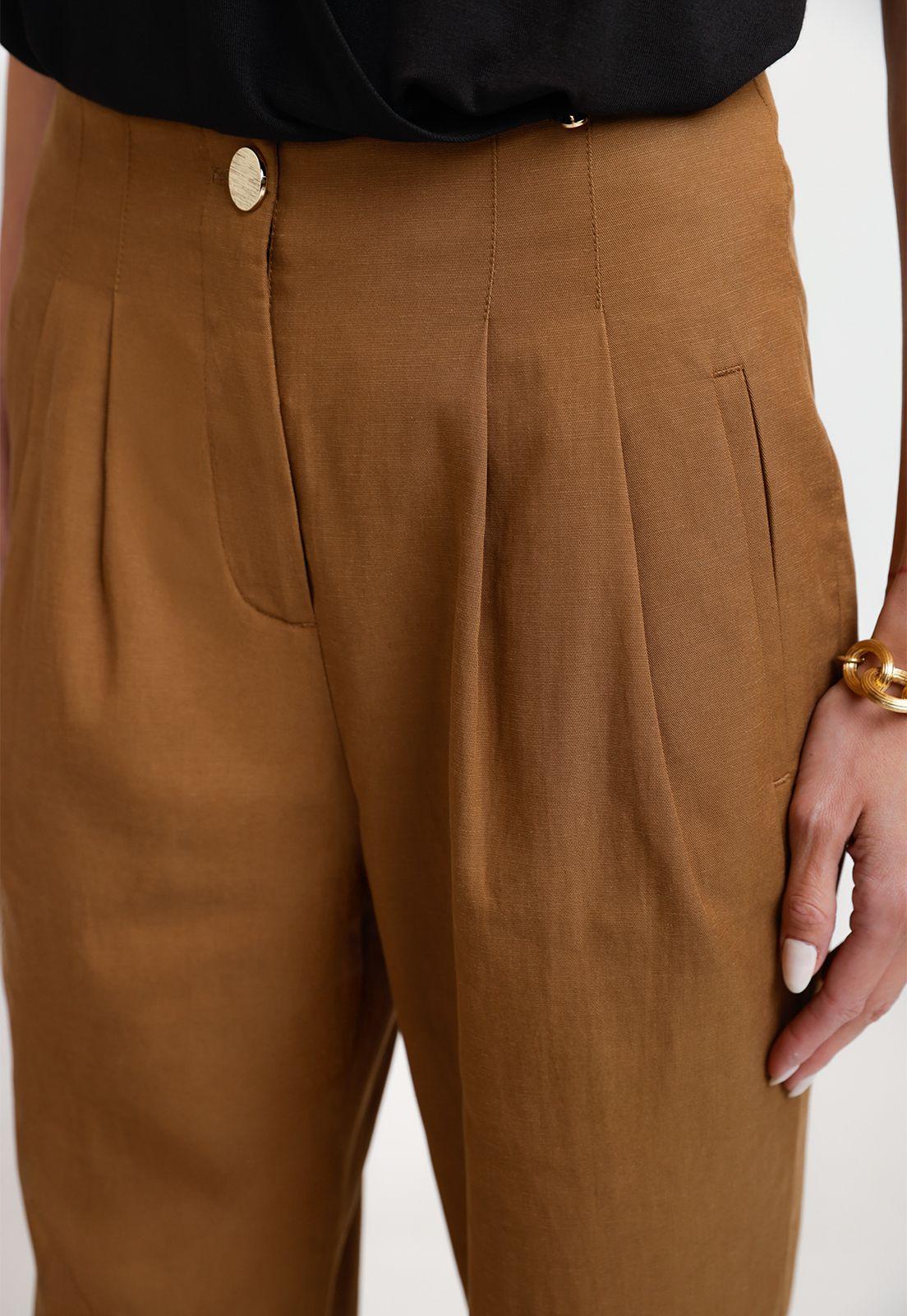 Pantalón de Mujer Modelo Aida Pant Color Camel-2