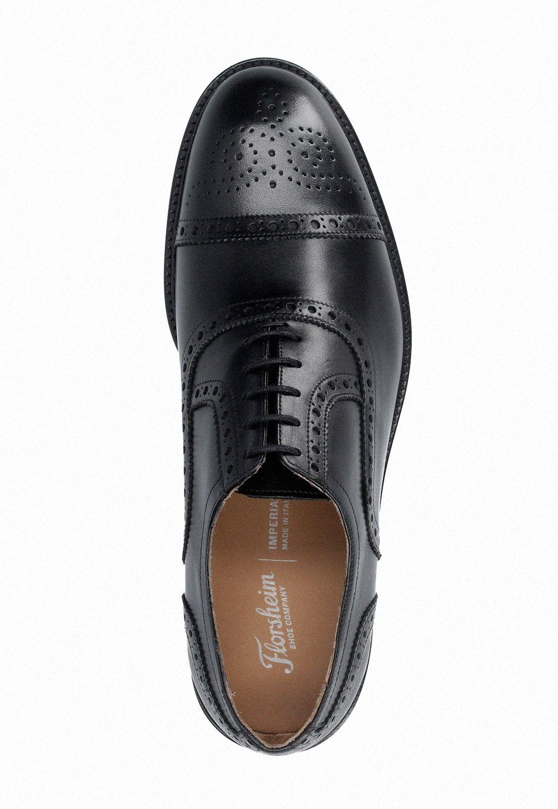 Zapatos Formal Italianos Voltago Cap Toe Bal Oxford Negro-3