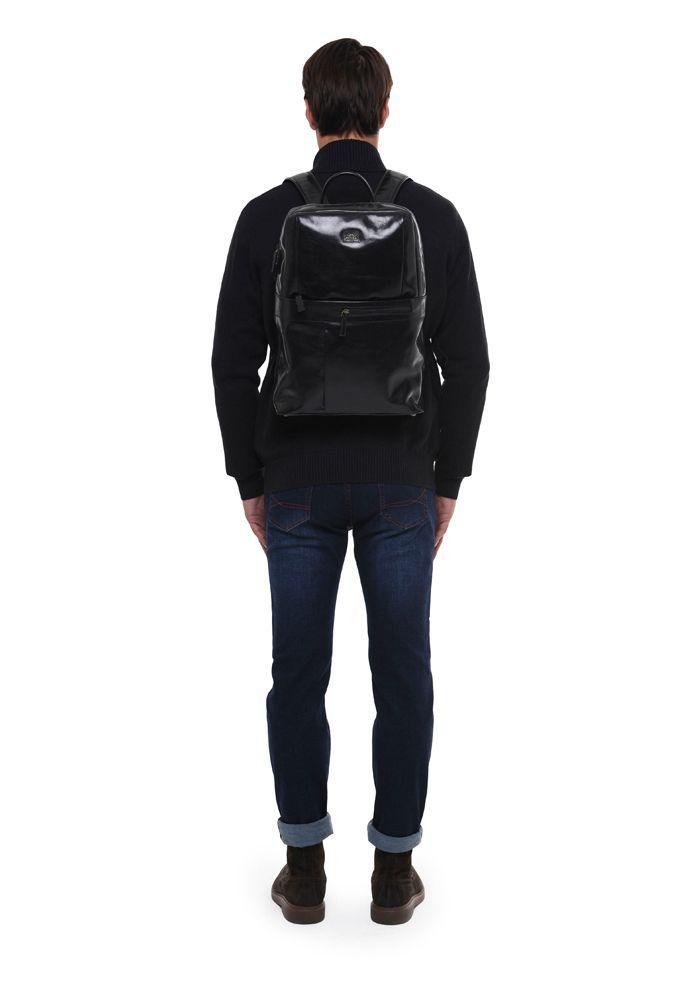 Mochila Functional Liso Negro-4