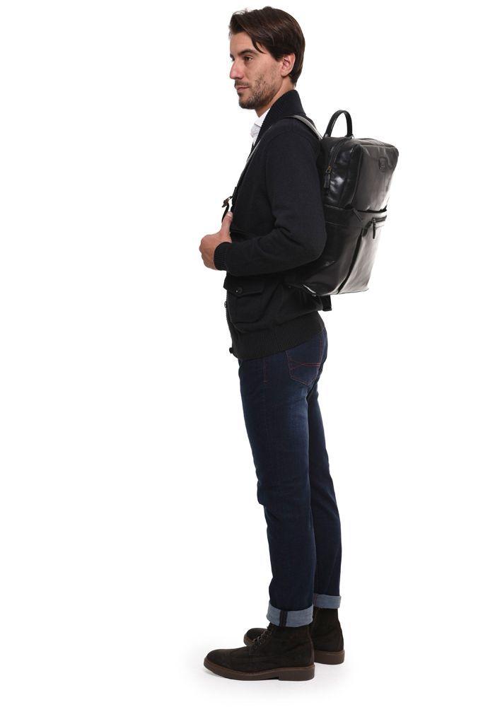 Mochila Functional Liso Negro-3