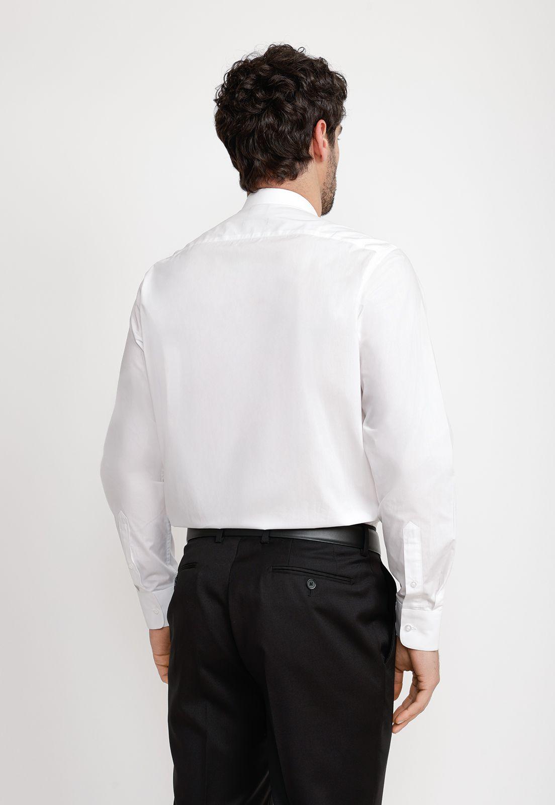 Camisa Hombre Formal Popelina Dynamic Blanco-1