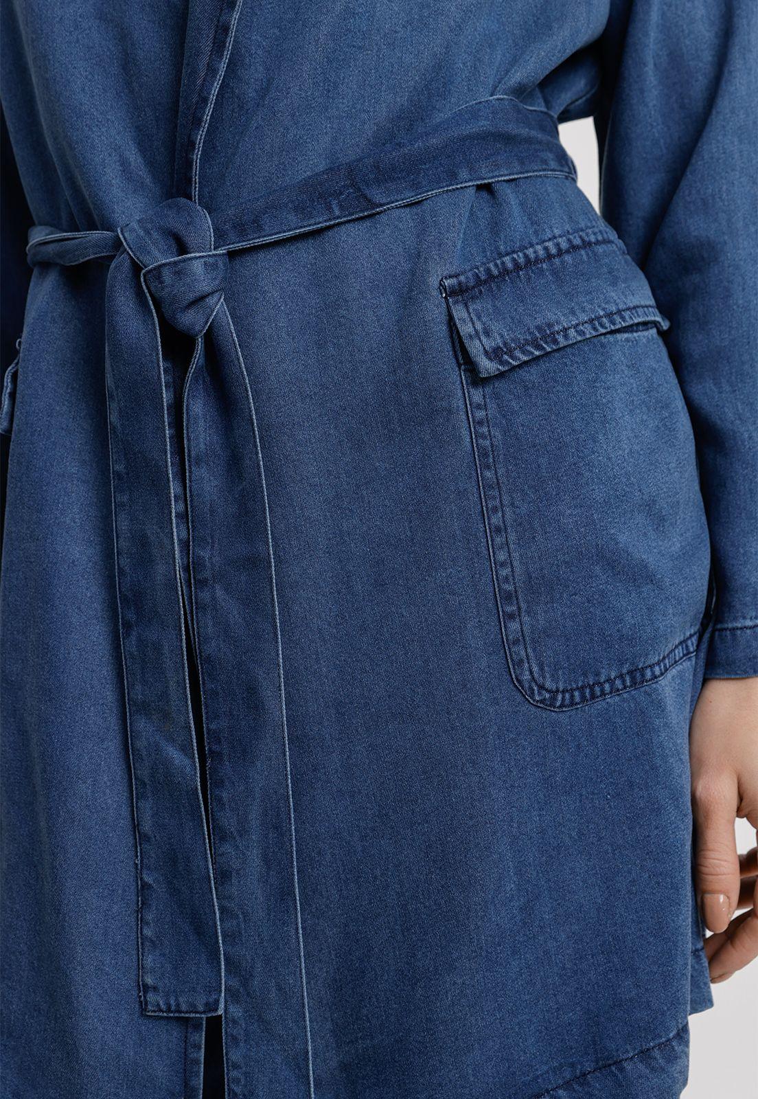 Trench De Mujer Atenea Navy-2