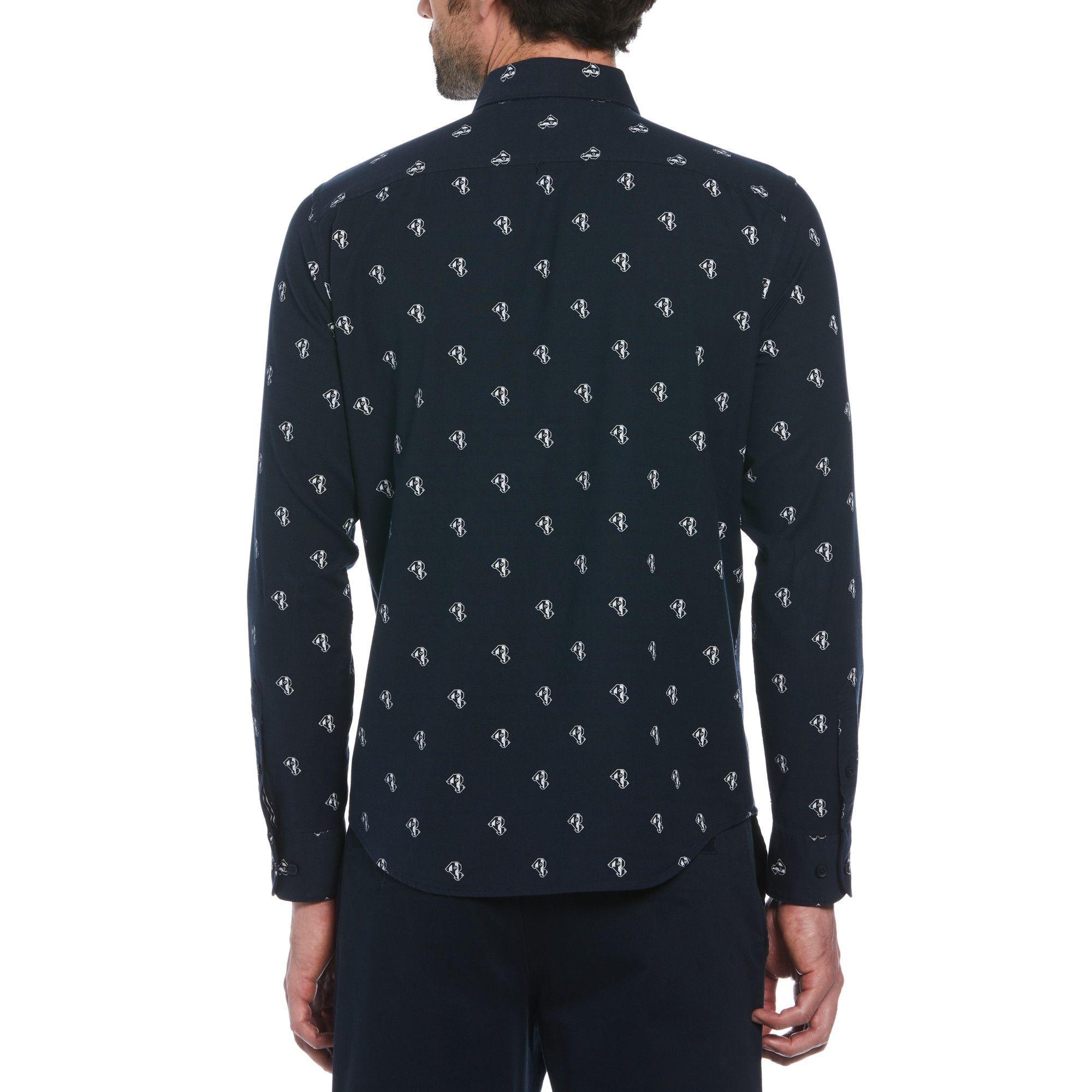 Camisa Hombre Estampado Navy-2
