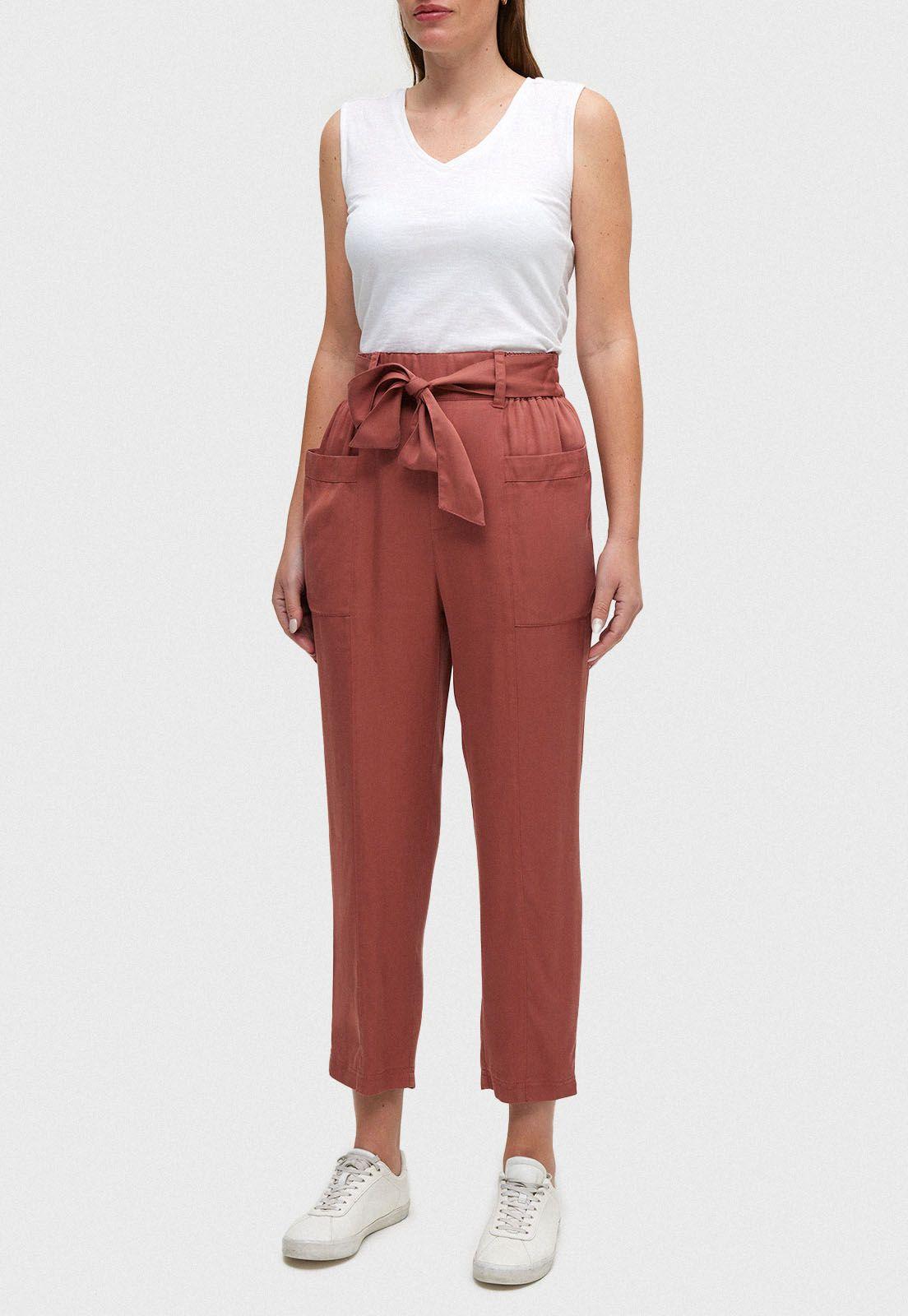 Pantalón Agnes Ladrillo-3