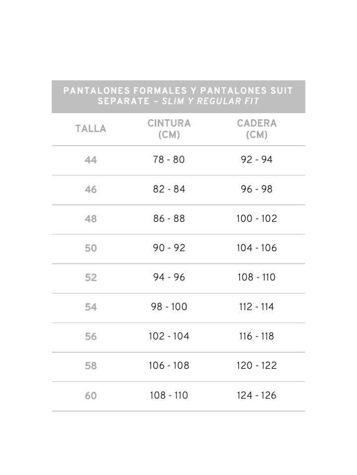 Pantalón Formal Hombre Regular Fit Executive  Gris Marengo-40