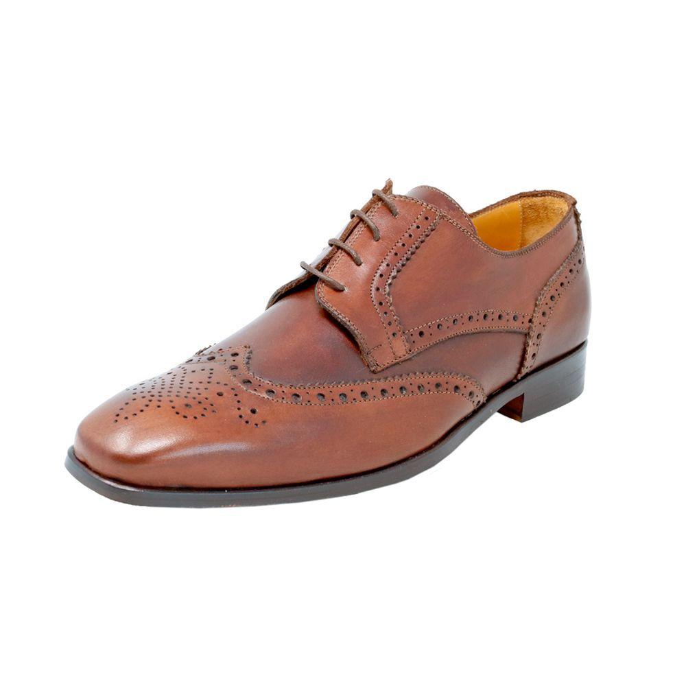 Zapatos Caravel Wing Perf. Blucher Cafe-0