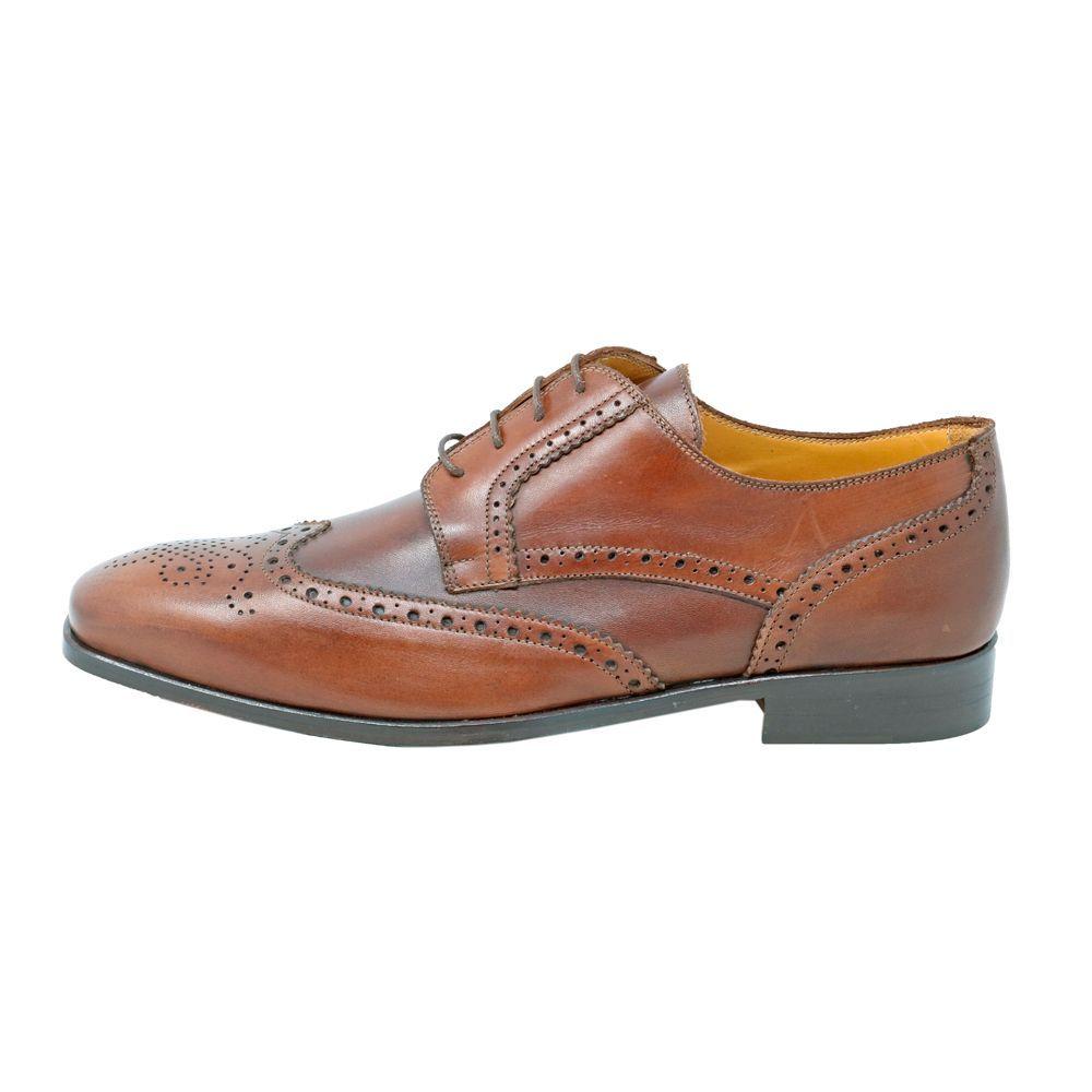 Zapatos Caravel Wing Perf. Blucher Cafe-1