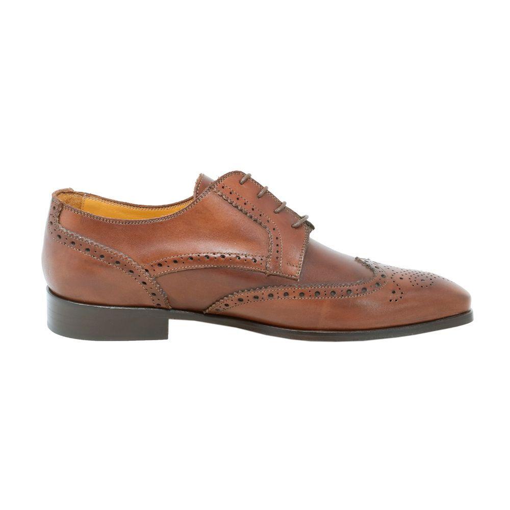 Zapatos Caravel Wing Perf. Blucher Cafe-2