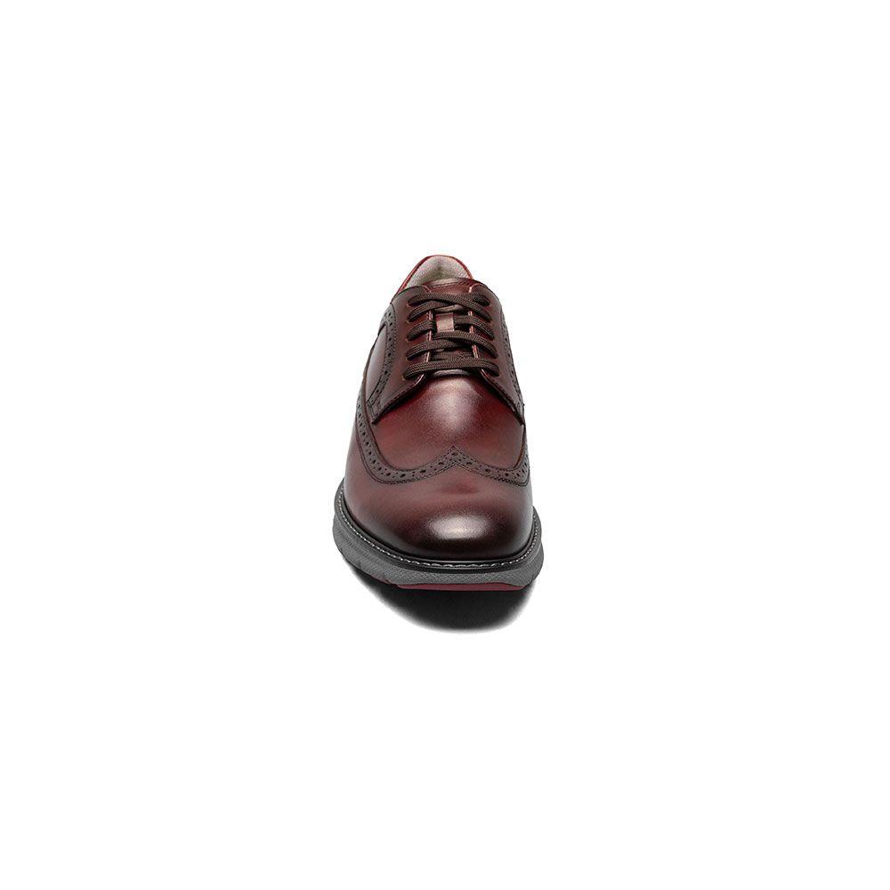 Zapatos Frenzi Wingtip Oxford Burdeo-4