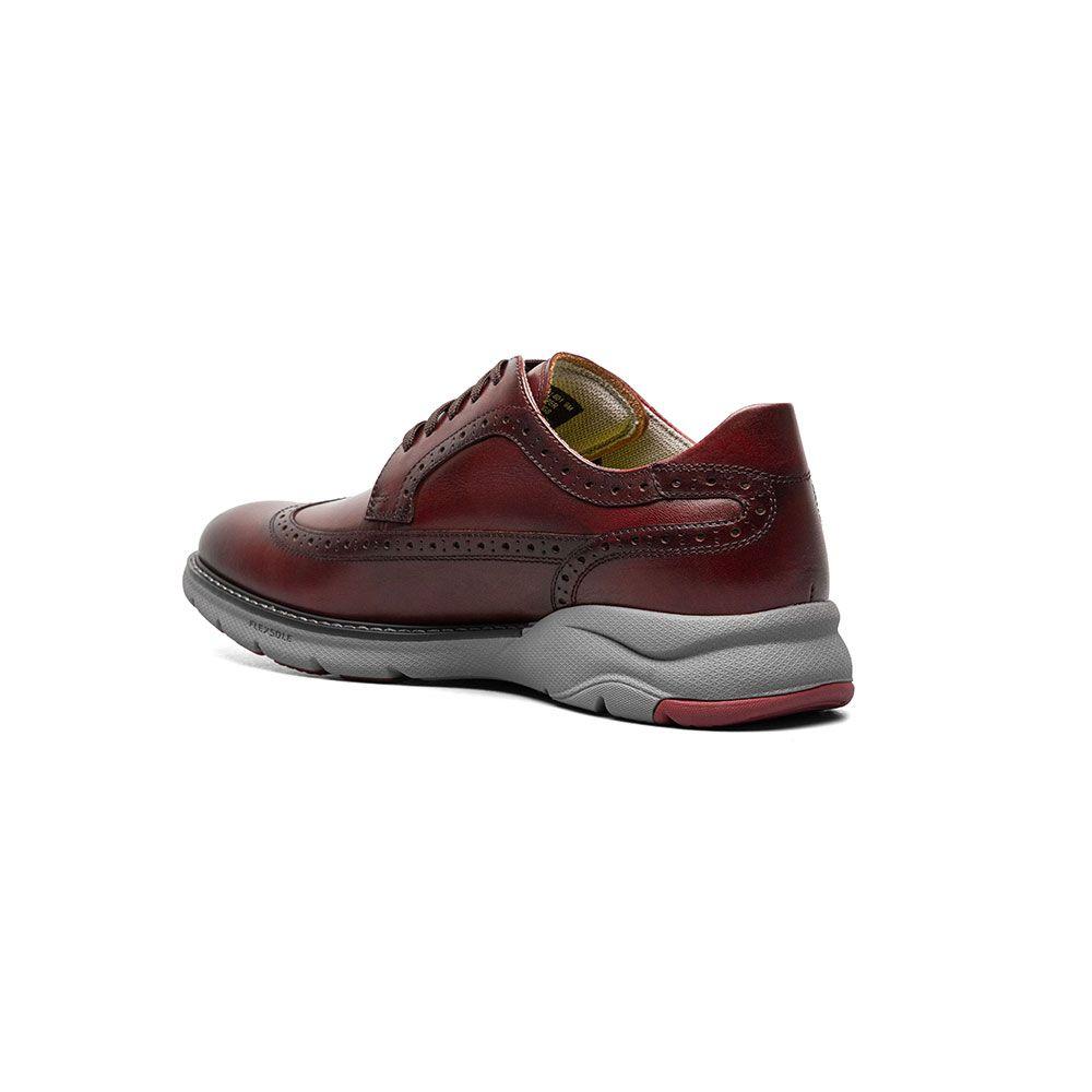 Zapatos Frenzi Wingtip Oxford Burdeo-7