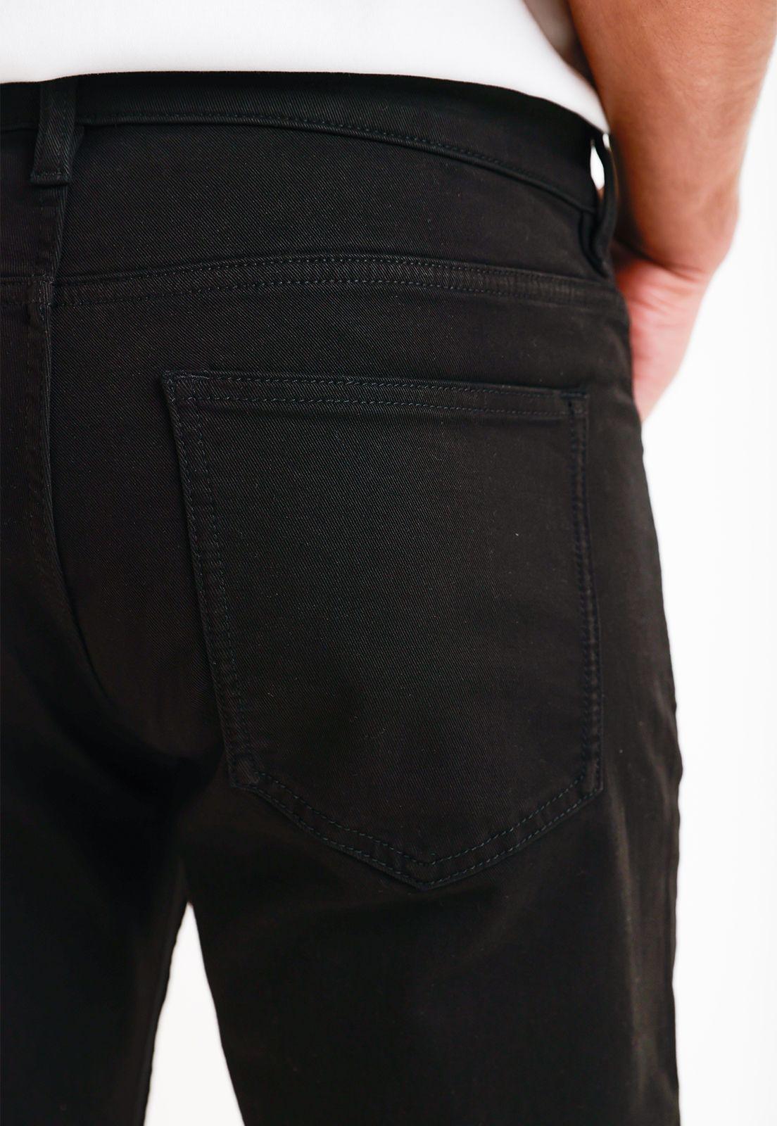 Pantalón Hombre Casual 5 Bolsillos Negro PDBSF005-2