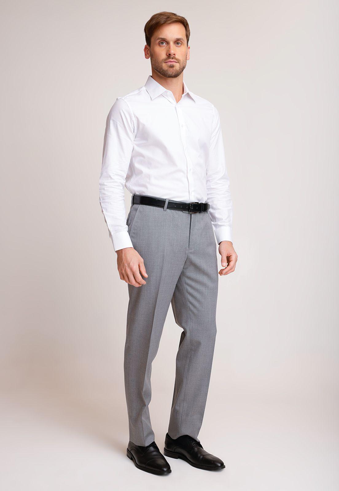Pantalón Formal Hombre Regular fit Executive  Gris-3