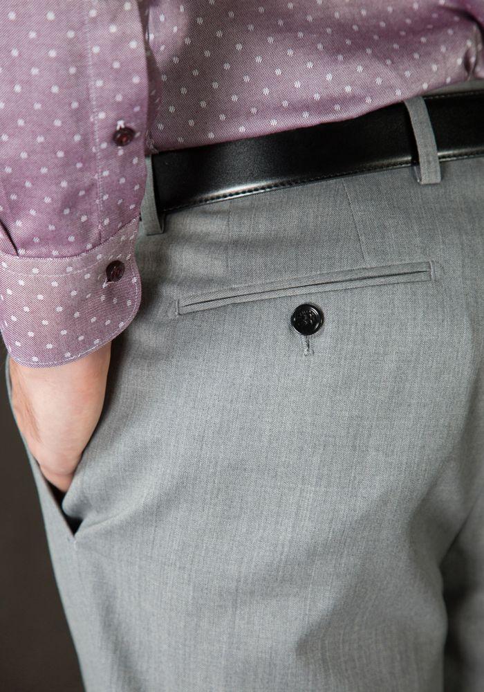 Pantalón Formal Hombre Regular fit Executive  Gris-5