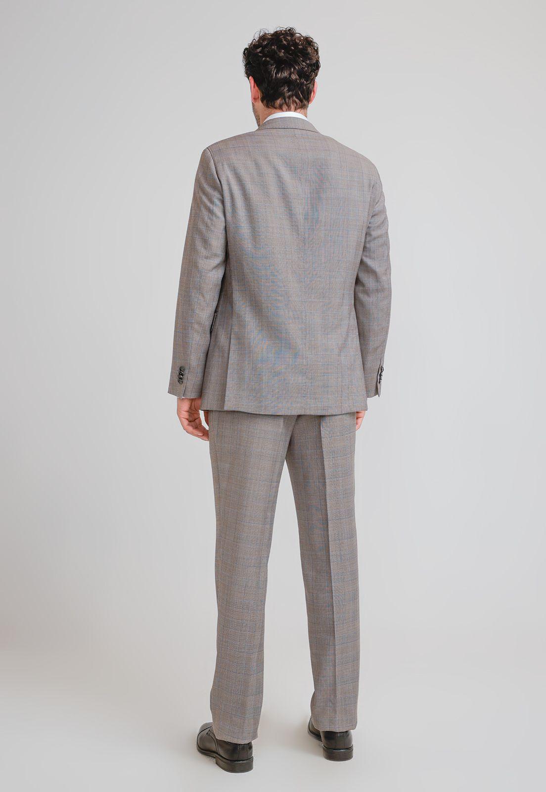 Traje Hombre Formal Washable Executive Café Claro-1