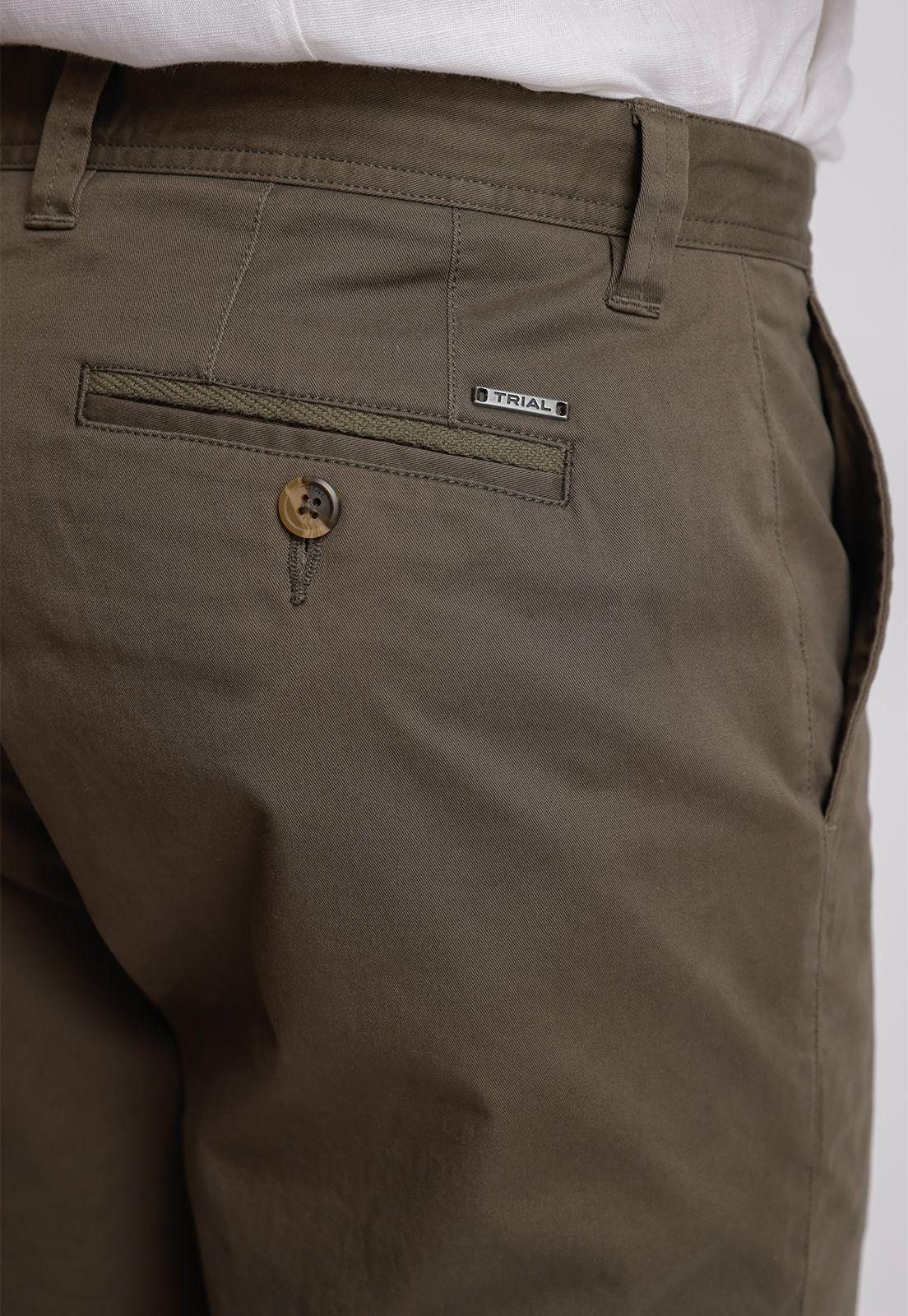 Shorts Hombre Slim Fit Valerio Algodón Verde-2
