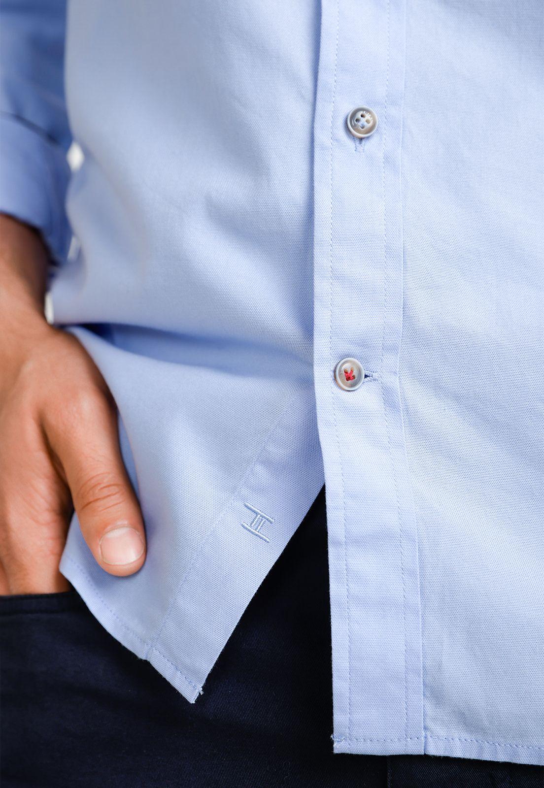 Camisa Oxford Hombre Blake Celeste-2