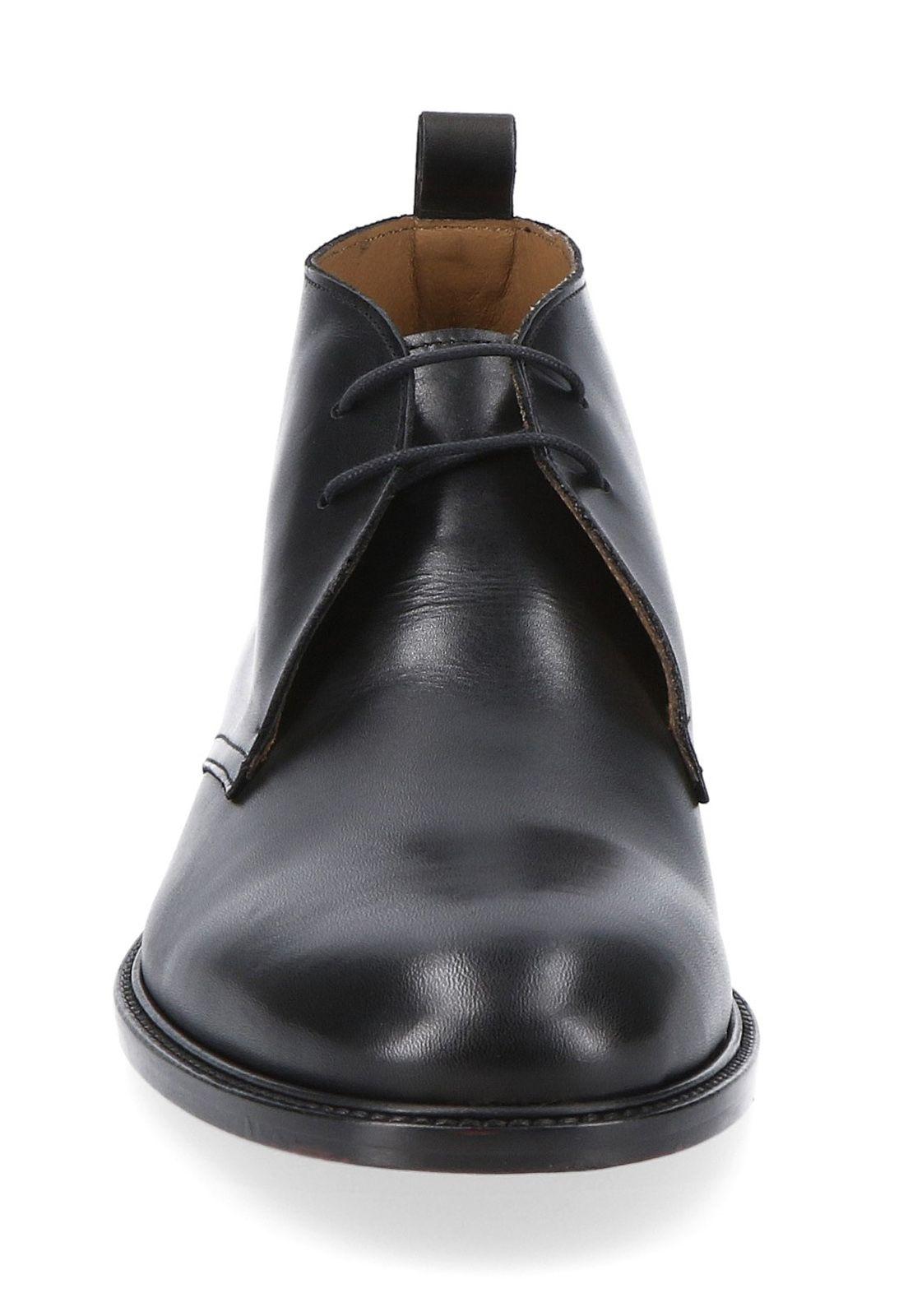 Botines Formal Italianos Voltago Plain Toe Chukka Boot Negro-2