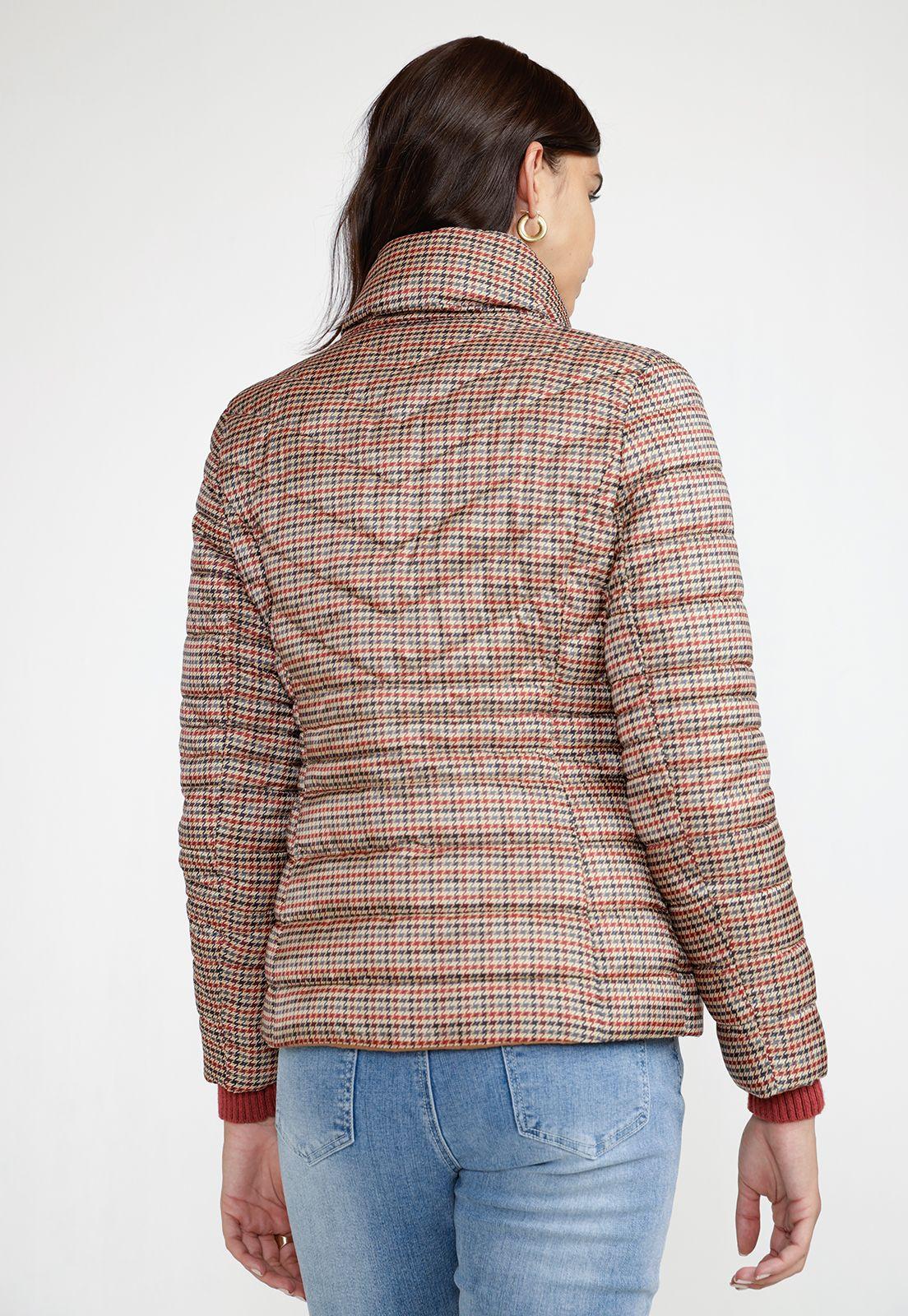 Parka Reversible Mujer Poliéster Camel-3