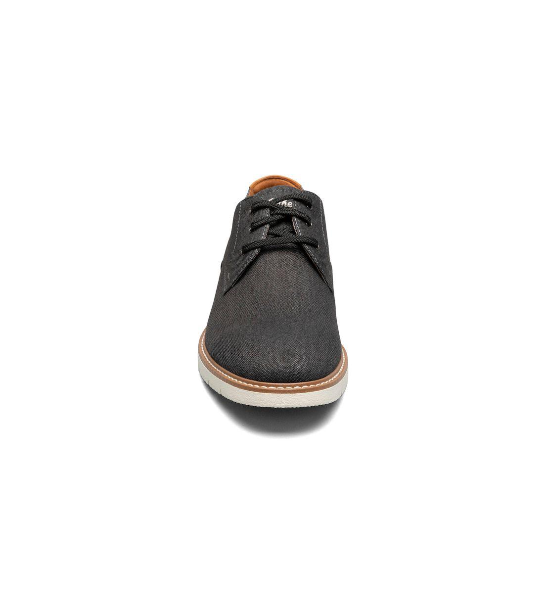 Zapatos Casual Vibe Canvas Plain toe Oxford Negro-1