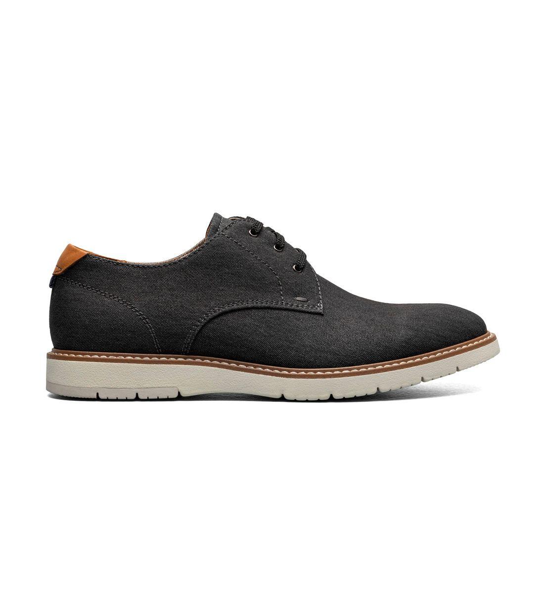 Zapatos Casual Vibe Canvas Plain toe Oxford Negro-2