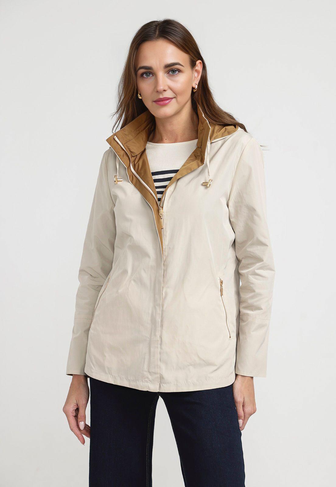 Chaqueta Mujer Eva Reversible Beige-0