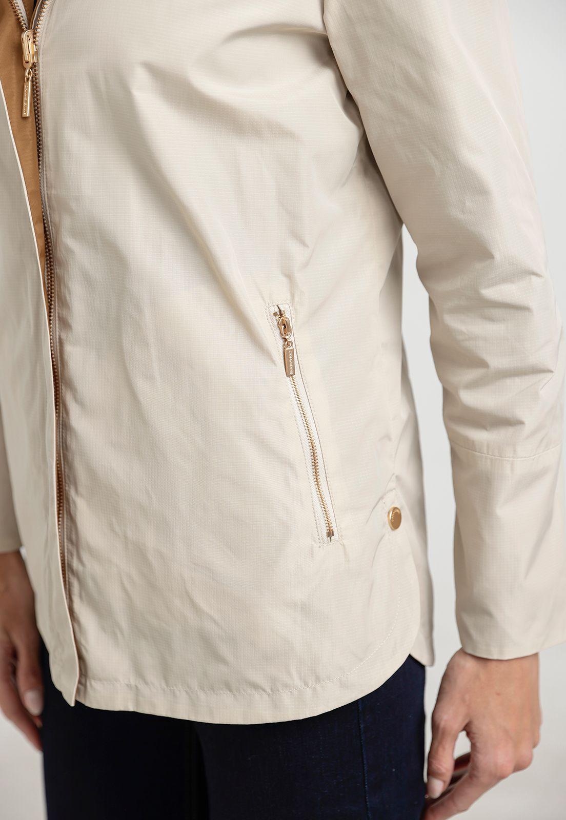 Chaqueta Mujer Eva Reversible Beige-4