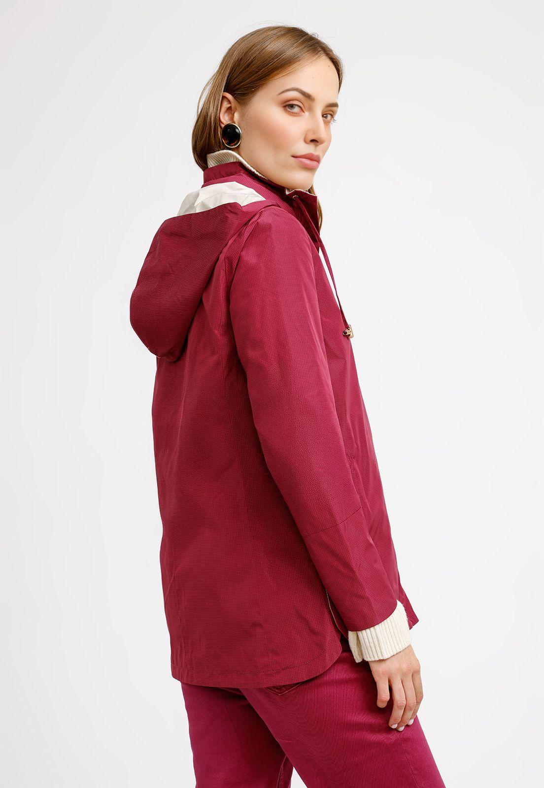 Chaqueta Reversible Burdeo Eva Mujer-2