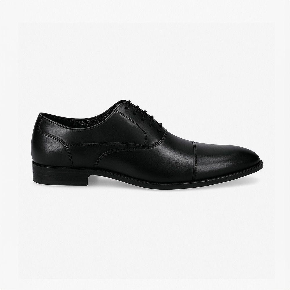Zapato Formal Liso Cuero Negro-0