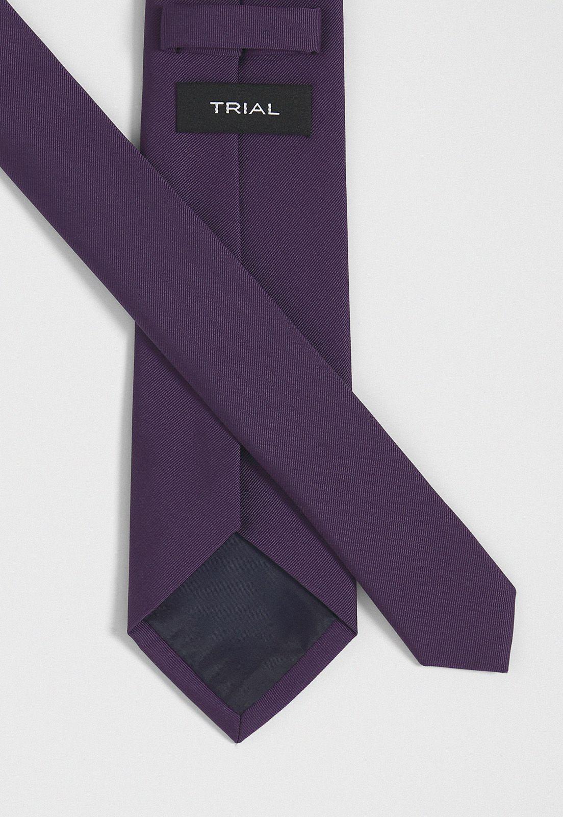 Corbata Formal Hombre Microfibra Liso Graduación Morado-2
