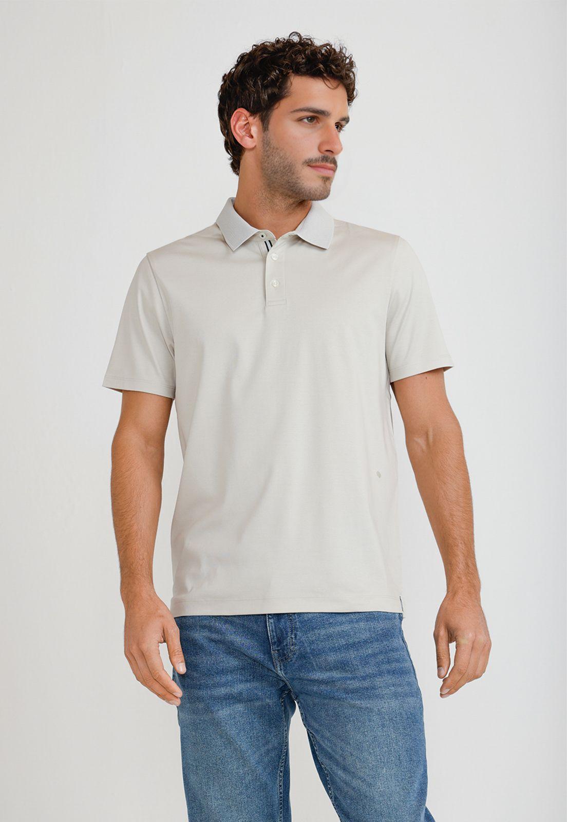 Polera Hombre Polo Manga Corta Beige 4IFK7060-0