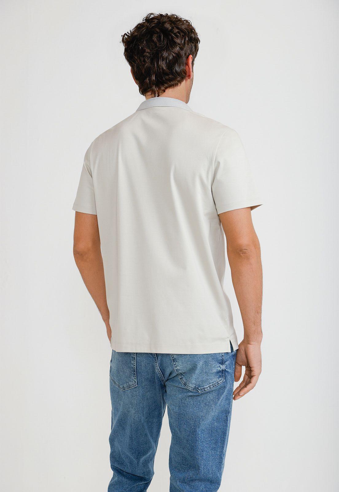 Polera Hombre Polo Manga Corta Beige 4IFK7060-1