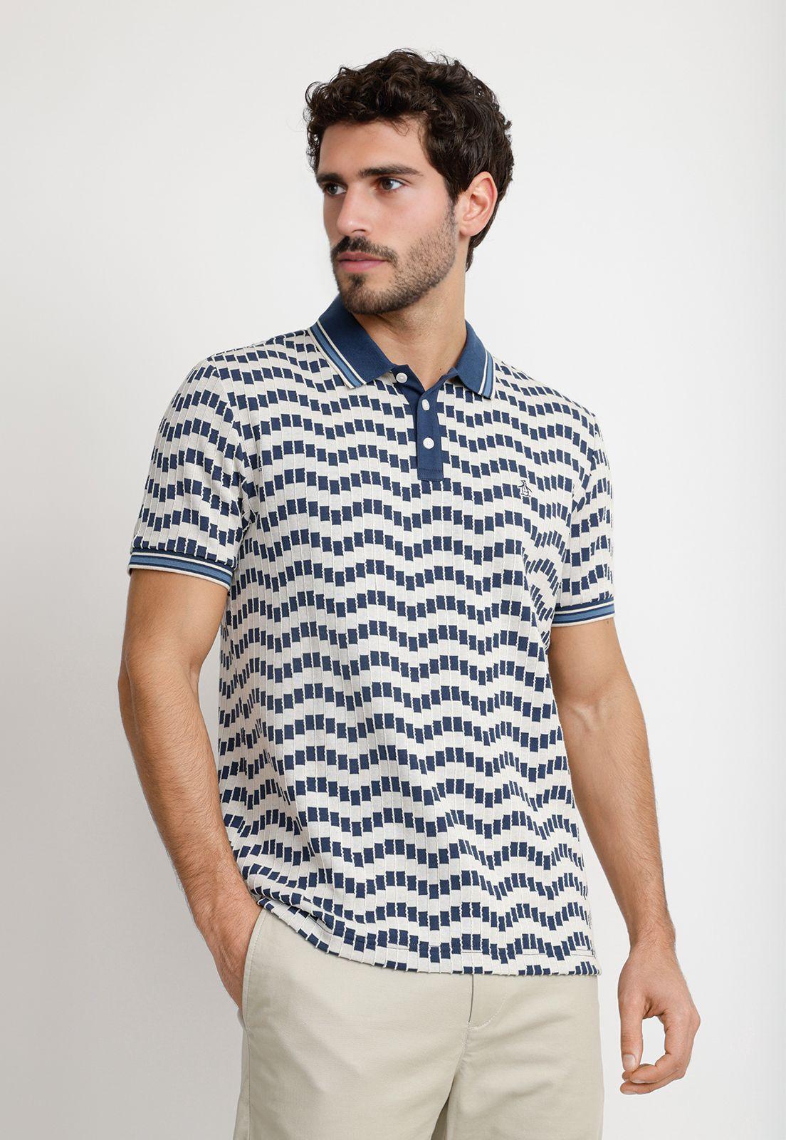 Polera Hombre Polo Manga Corta Beige-0